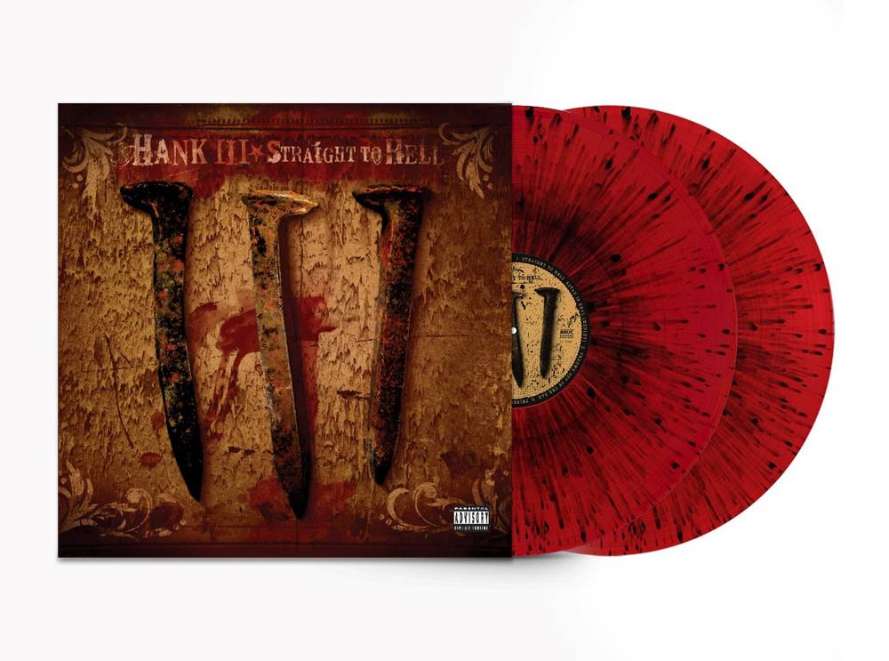 Hank III - Straight To Hell (Limited Edition, Colored Vinyl,Blood Splatter Red) (2 Lp's) (())