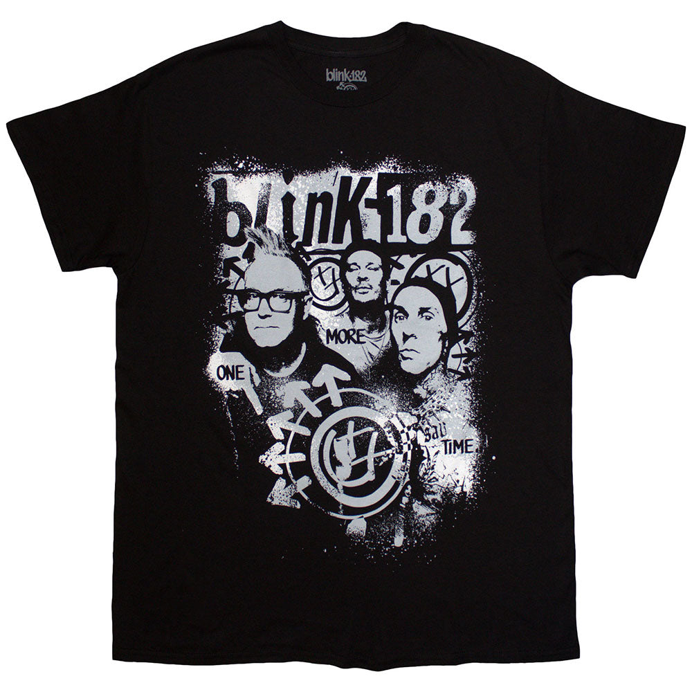 Blink-182 - One More Time Spray Paint (()) Black