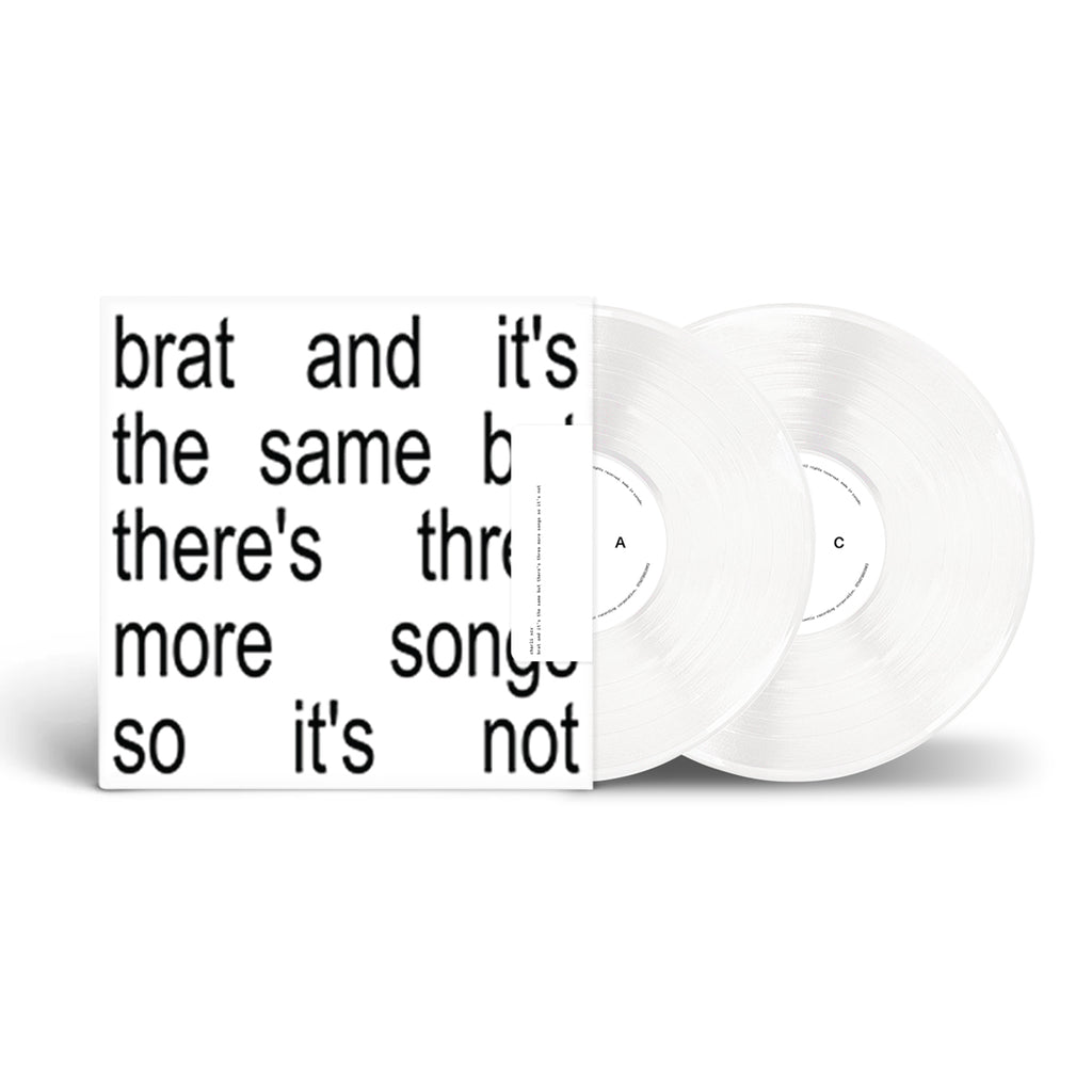 Charli XCX - Brat And It's The Same But There's Three More Songs So It's Not (Colored Vinyl, White) (2 Lp) ((Vinyl))