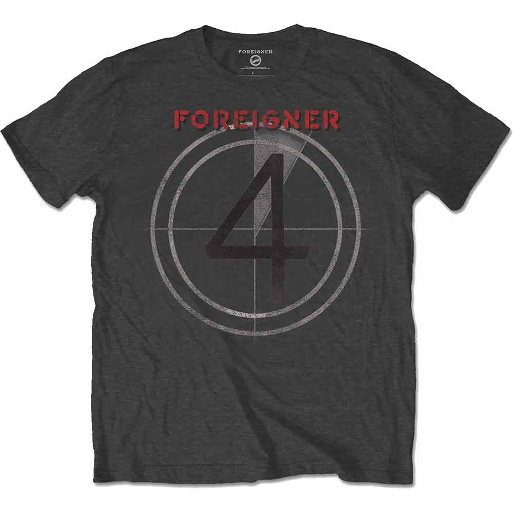 Foreigner - 4 ((T-Shirt)) Grey