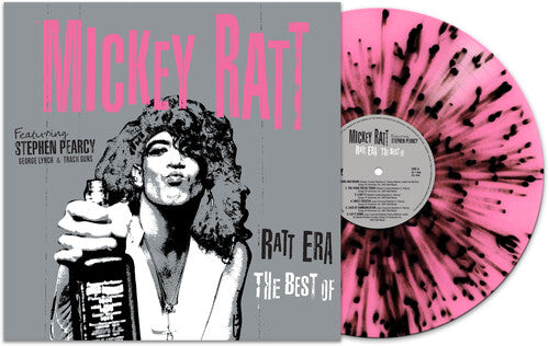 Mickey Ratt - The Best Of - Pink/ black Splatter ((Vinyl))