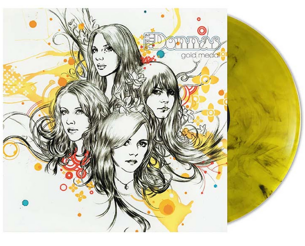 The Donnas - Gold Medal (Limited Edition, Gold Smoke Colored Vinyl, Gold, Poster) ((Vinyl))