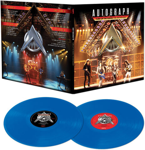 Autograph - Turn Up The Radio - The Anthology (Colored Vinyl, Blue, Gatefold LP Jacket, Limited Edition) (2 LP) ((Vinyl))