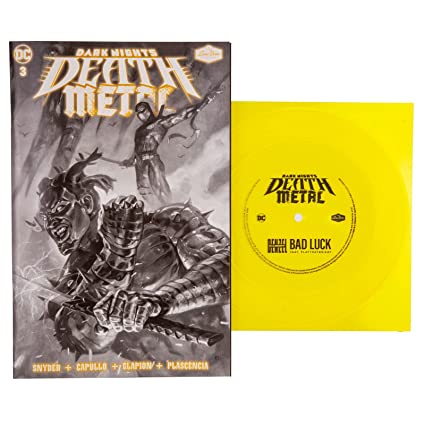 Denzel Curry - Bad Luck (Dark Nights: Death Metal #3 Soundtrack) (Colored Vinyl, Yellow, Indie Exclusive) (Comic Book) ((Vinyl))