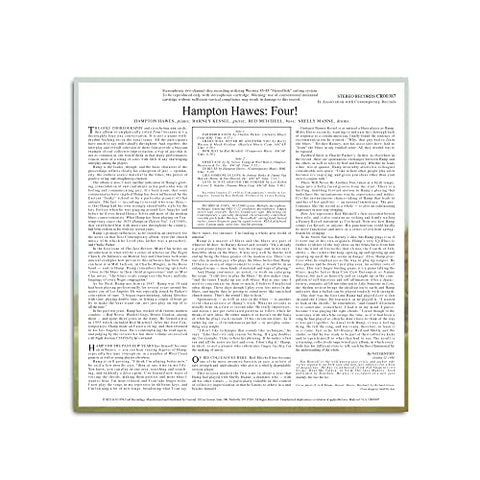 Hampton Hawes/Barney Kessel/Shelly Manne/Red Mitch - Four! (Contemporary Records Acoustic Sounds Series) [LP] ((Vinyl))