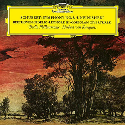 Herbert von Karajan/Berliner Philharmoniker - Schubert: Symphony No.8; Beethoven: Overtures [LP] ((Vinyl))
