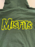 Obey Misfits Fiend Club Hoodie Misfits Skull x Andre Tags -S