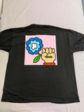 Idles Band T-shirt Fist with Flower Tee on Back Tee