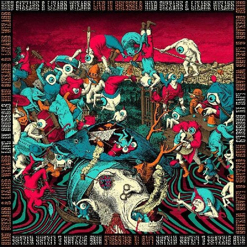 King Gizzard and the Lizard Wizard - Live In Brussels 19 (U.S. Fuzz Club Official Bootleg) (Boxed Set, Colored Vinyl, White, Orange, Blue) (3 Lp's) ((Vinyl))
