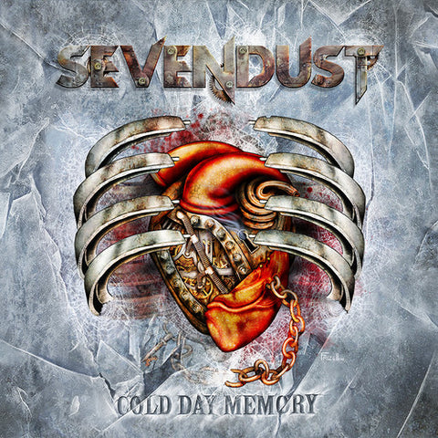 Sevendust - Cold Day Memory (Electric Blue w/ Silver & White Splatter Colore ((Vinyl))