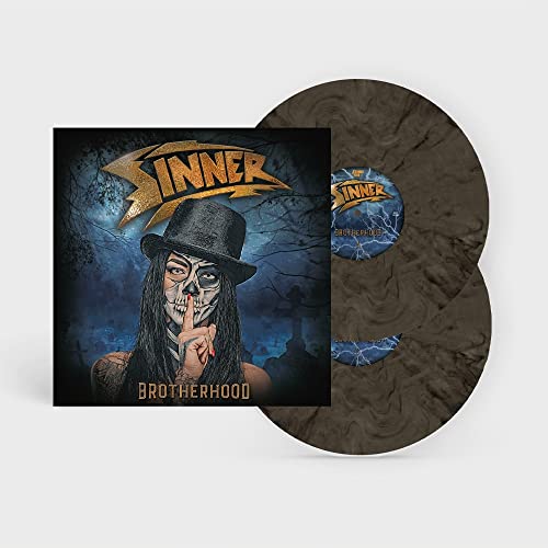 Sinner - Brotherhood (Clear/White/Black marbled) ((Vinyl))