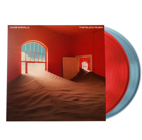 Tame Impala - The Slow Rush (2LP | Indie Exclusive | Red & Light Blue Vinyl) ((Vinyl))