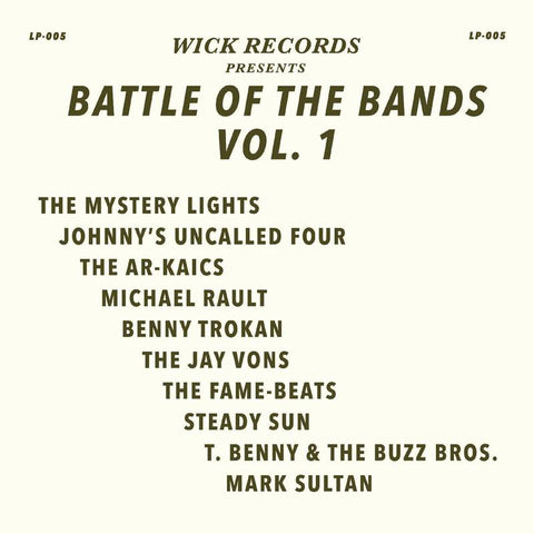 Various Artists - Wick Records Presents Battle of the Bands Vol. 1 (BLACK SWIRL VI ((Vinyl))