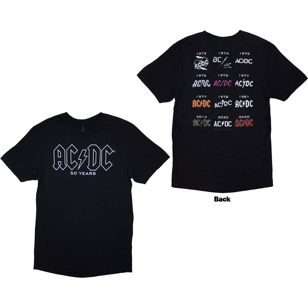 AC/DC - History Logo (()) Black