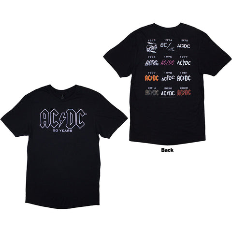 AC/DC - History Logo (()) Black