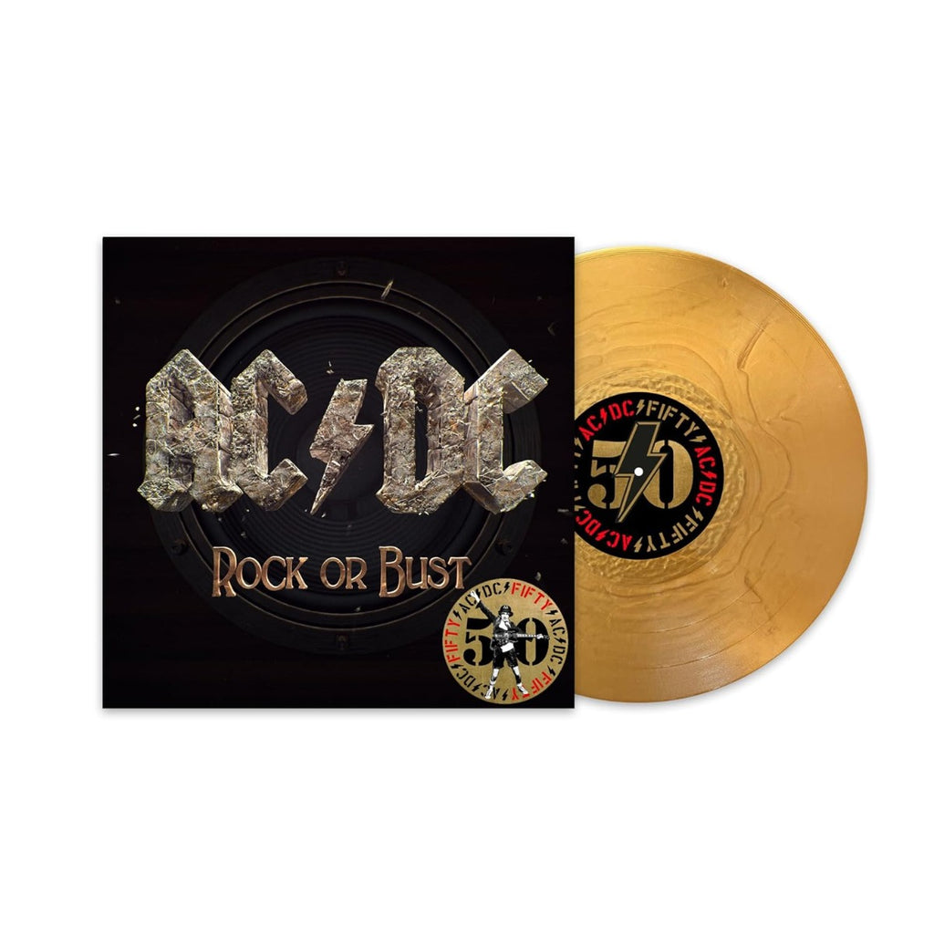 AC/DC - Rock Or Bust (50th Anniversary Edition, Gold Color Vinyl) ((Vinyl))