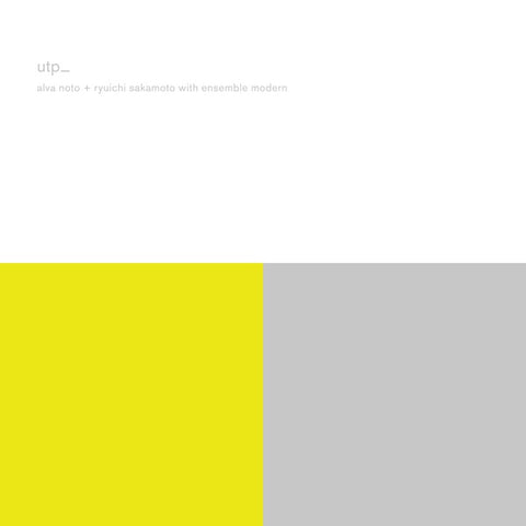 Alvarious Artists Noto + Ryuichi Sakamoto - Utp_ (Remaster) ((Vinyl))
