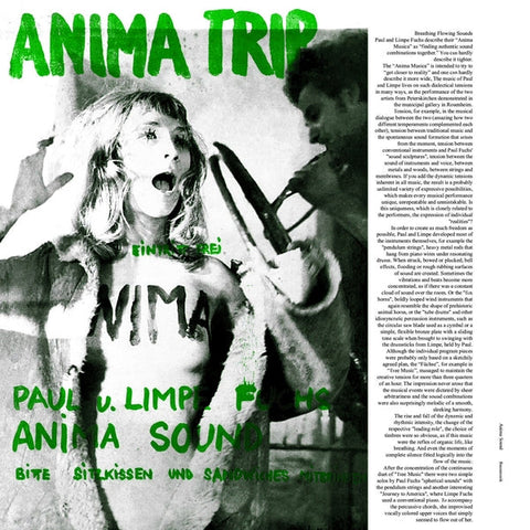 ANIMA SOUND - Baummusik [Lp] ((Vinyl))