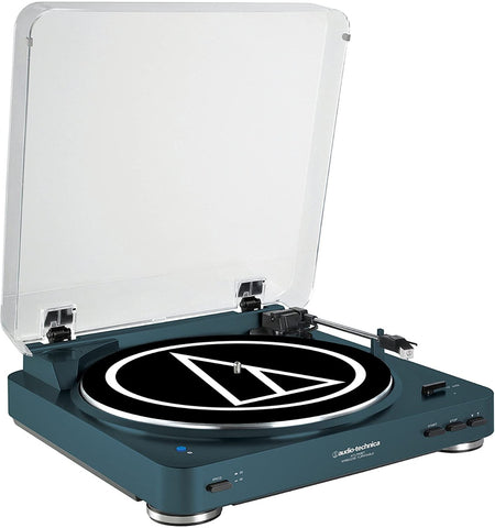 Audio-Technica - AT-LP60NV Fully Automatic Stereo Turntable System (Navy) ((Turntables))
