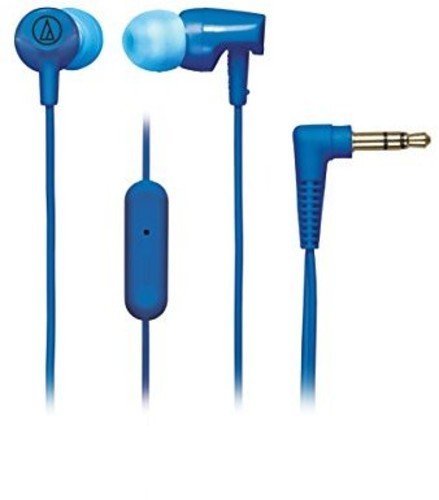 Audio Technica - ATH-CLR100ISBL - SonicFuel In-Ear Headphones with In-Line Mic and control, blue ((Speakers))