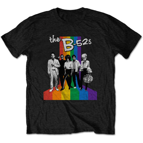 B52s - Rainbow Stripes ((T-Shirt)) black