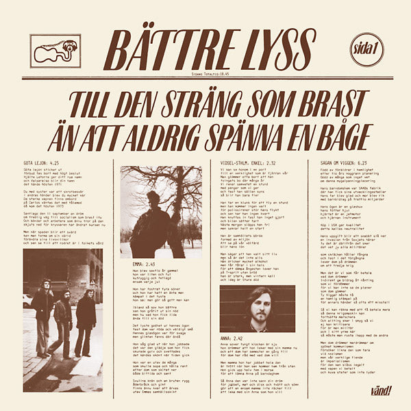 BATTRE LYSS - Till Den Strang Som Brast An Att Aldrig Spanna En Bage ((Vinyl))