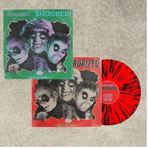 Beloved Ghouls - Terrorized/Shocked (Red W/ Black Splatter Vinyl) ((Vinyl))