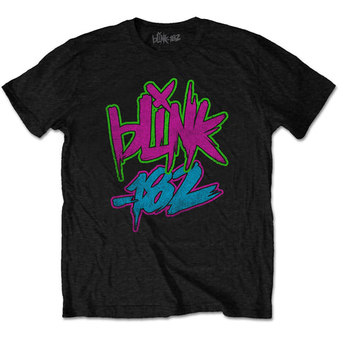 Blink-182 - Neon Logo ((T-Shirt)) black