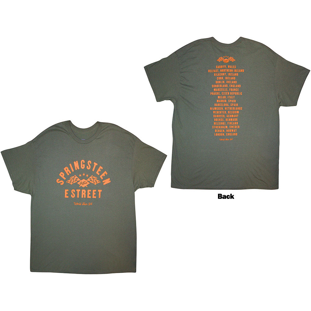 Bruce Springsteen - Tour '24 Arch Flag (()) Green
