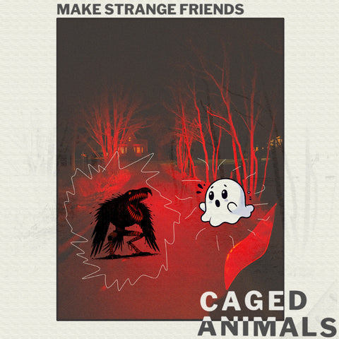 Caged Animals - Make Strange Friends (Translucent Ruby Vinyl) ((Vinyl))