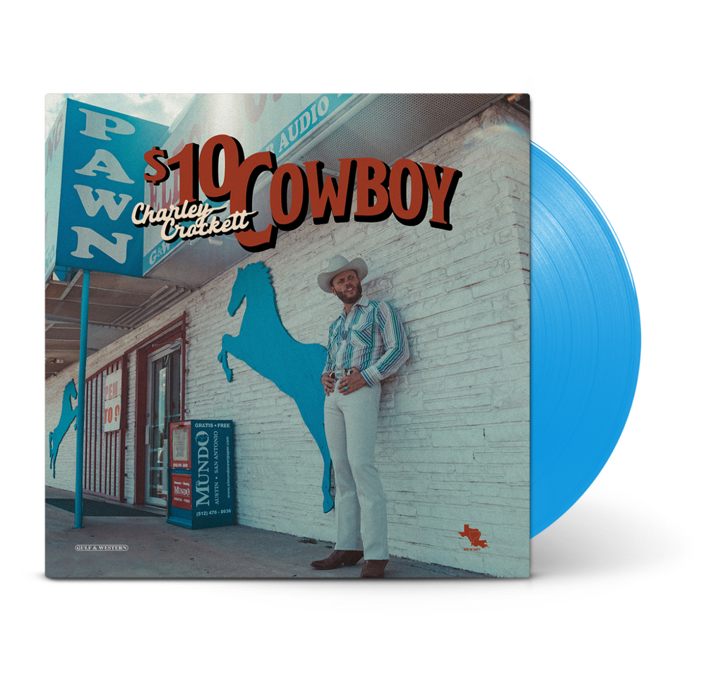 Charley Crockett - $10 Cowboy (Indie Exclusive, Opaque Sky Blue Colored Vinyl) ((Vinyl))