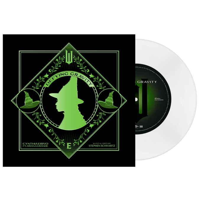 Cynthia Erivo ft. Ariana Grande - Defying Gravity (Wicked: The Soundtrack) (Limited Edition, Clear Vinyl) (7" Single) ((Vinyl))