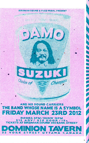 DAMO SUZUKI & THE BAND WHOSE NAME IS A SYMBOL - Live 2012 ((Cassette))