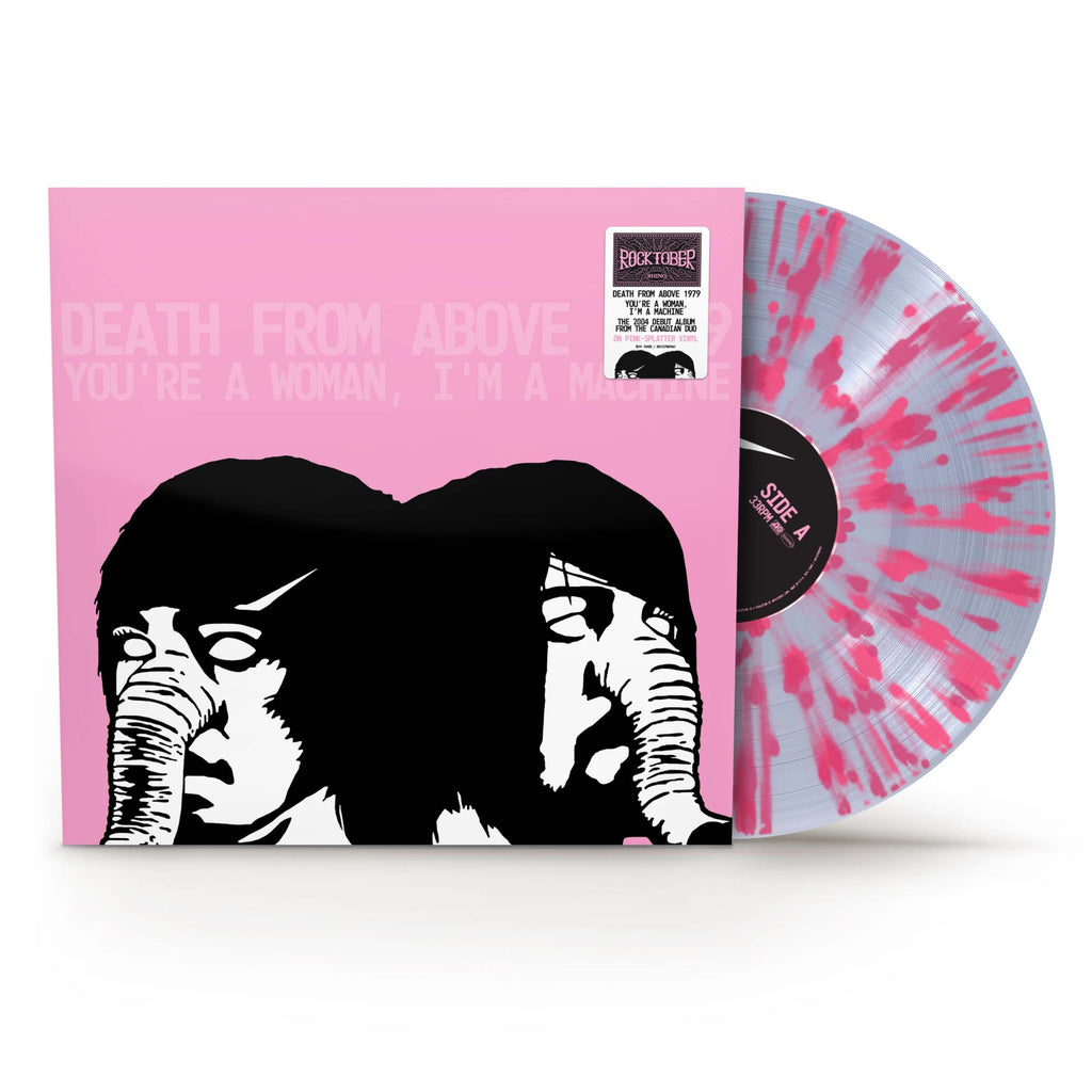 Death From Above 1979 - You're a Woman, I'm A Machine (RKTBR25)(1LP Clear with Pink Splatter Vinyl) ((Vinyl))