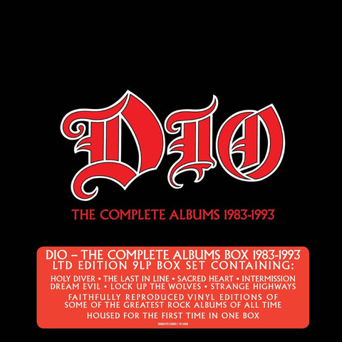 Dio - Complete Albums 1983-1993 (Limited Edition, Boxset) [Import] (9 Lp's) ((Vinyl))