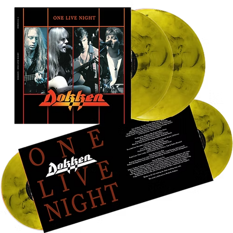 Dokken - One Live Night (Limited Edition, Yellow Smoke Colored Vinyl) (2 Lp's) ((Vinyl))