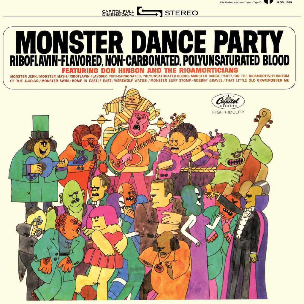 Don And The Rigamorticians Hinson - Monster Dance Party (Orange & Black Pumpkin Splatter Vinyl) ((Vinyl))