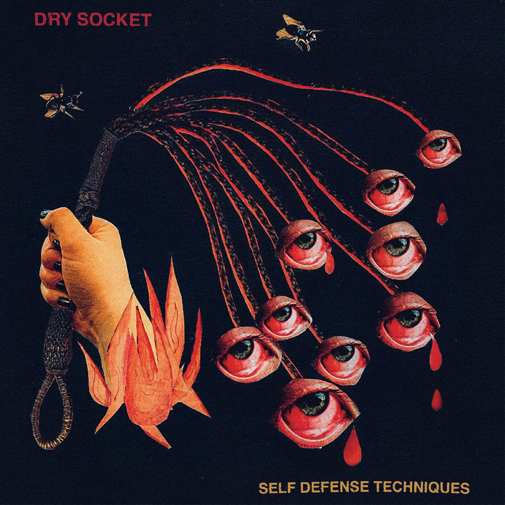 Dry Socket - Self Defense Techniques (2-Color Galaxy Effect: T1 Ruby Transparent + Black Color Vinyl Vinyl) ((Vinyl))