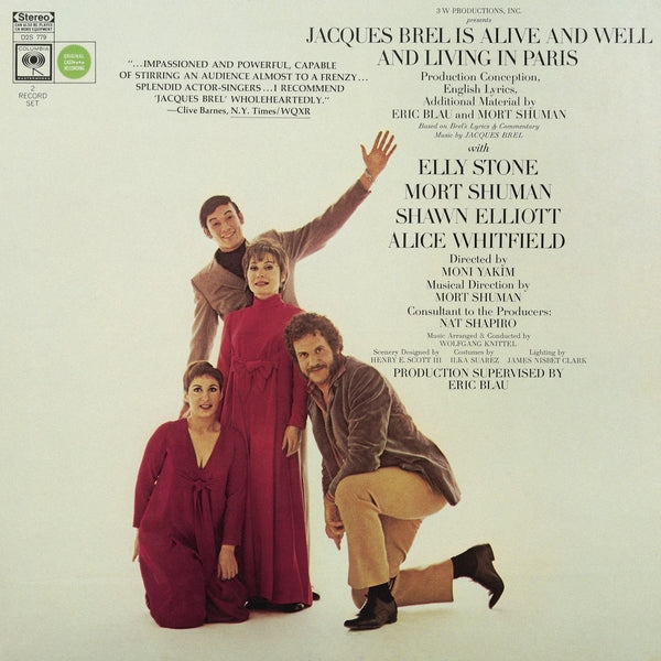 Eric Blau & Mort Shuman Jacques Brel - Jacques Brel Is Alive And Well And Living In Paris ((CD))