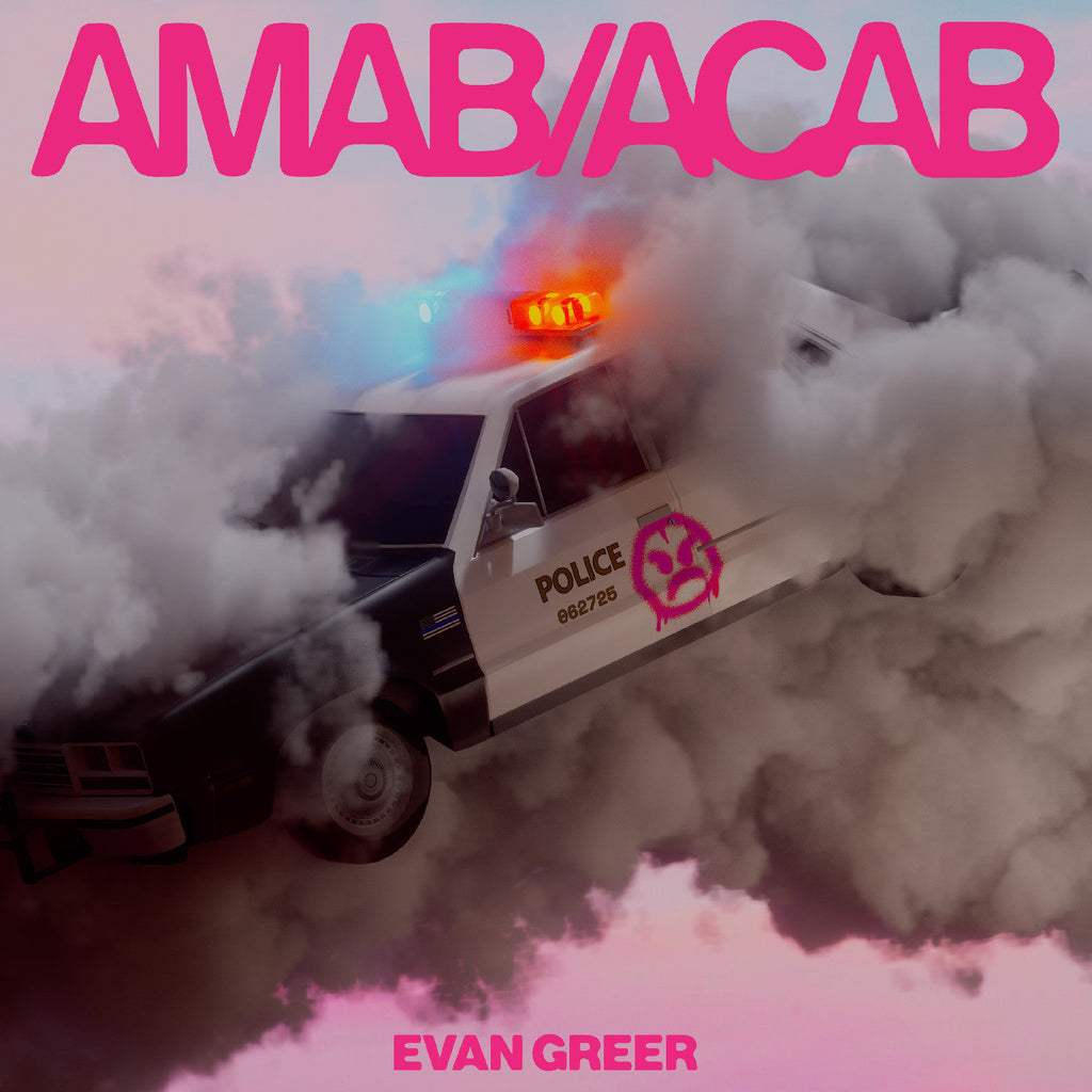 Evan Greer - Amab/Acab (Clear/Pink Cloud Vinyl) ((Vinyl))