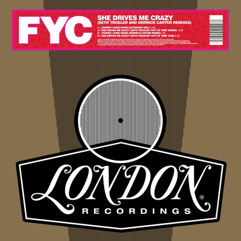 Fine Young Cannibals - She Drives Me Crazy (Derrick Carter And Seth Troxler Remixes) ((Vinyl))