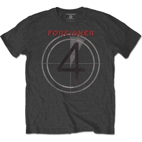 Foreigner - 4 ((T-Shirt)) Grey
