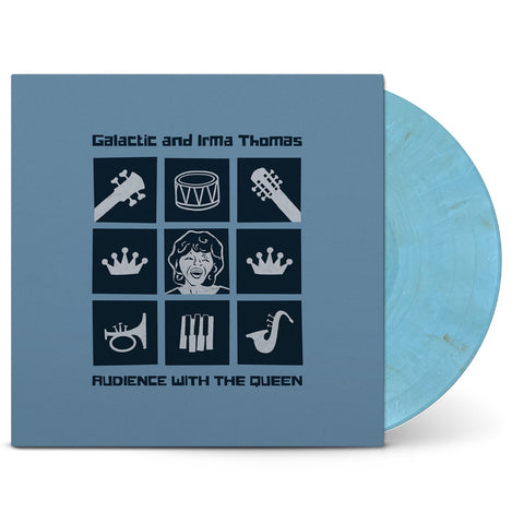 Galactic with Irma Thomas - Audience With The Queen (Indie Exclusive, Sky Blue and Gold Colored Vinyl) ((Vinyl))