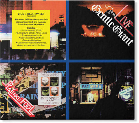 Gentle Giant - Playing the Fool: The Complete Live Experience (2 Cd's + Blu-Ray) ((CD))