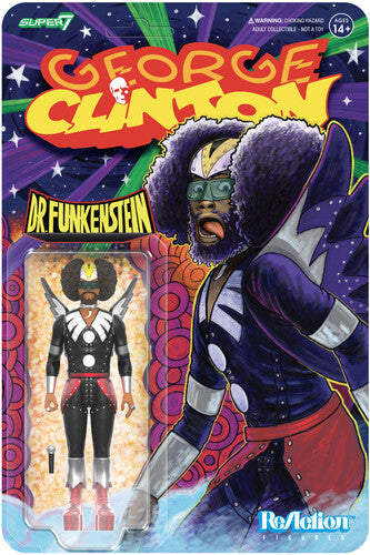 George Clinton - Super7 - George Clinton - ReAction Figures Wv1 - George Clinton (Dr. Funkenstein) (Action Figure) ((Action Figure))