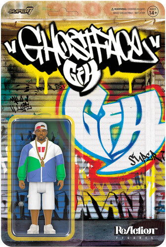 Ghostface Killah - Super7 - Ghostface Killah - Reaction Figures - Ghostface Killah (Can It Be All So Simple) (Collectible, Figure, Action Figure) ((Action Figure))