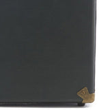 GPO - GPO Retro SWB18GB 12 " Vinyl Record Case 35 Count Capacity Removable Lid - Rustic Green with Black Interior) ((Vinyl Accessories))