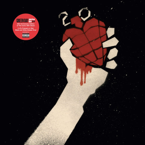 Green Day - American Idiot: 20th Anniversary Edition (Red & Black Splatter Colored Vinyl) (2 Lp) ((Vinyl))