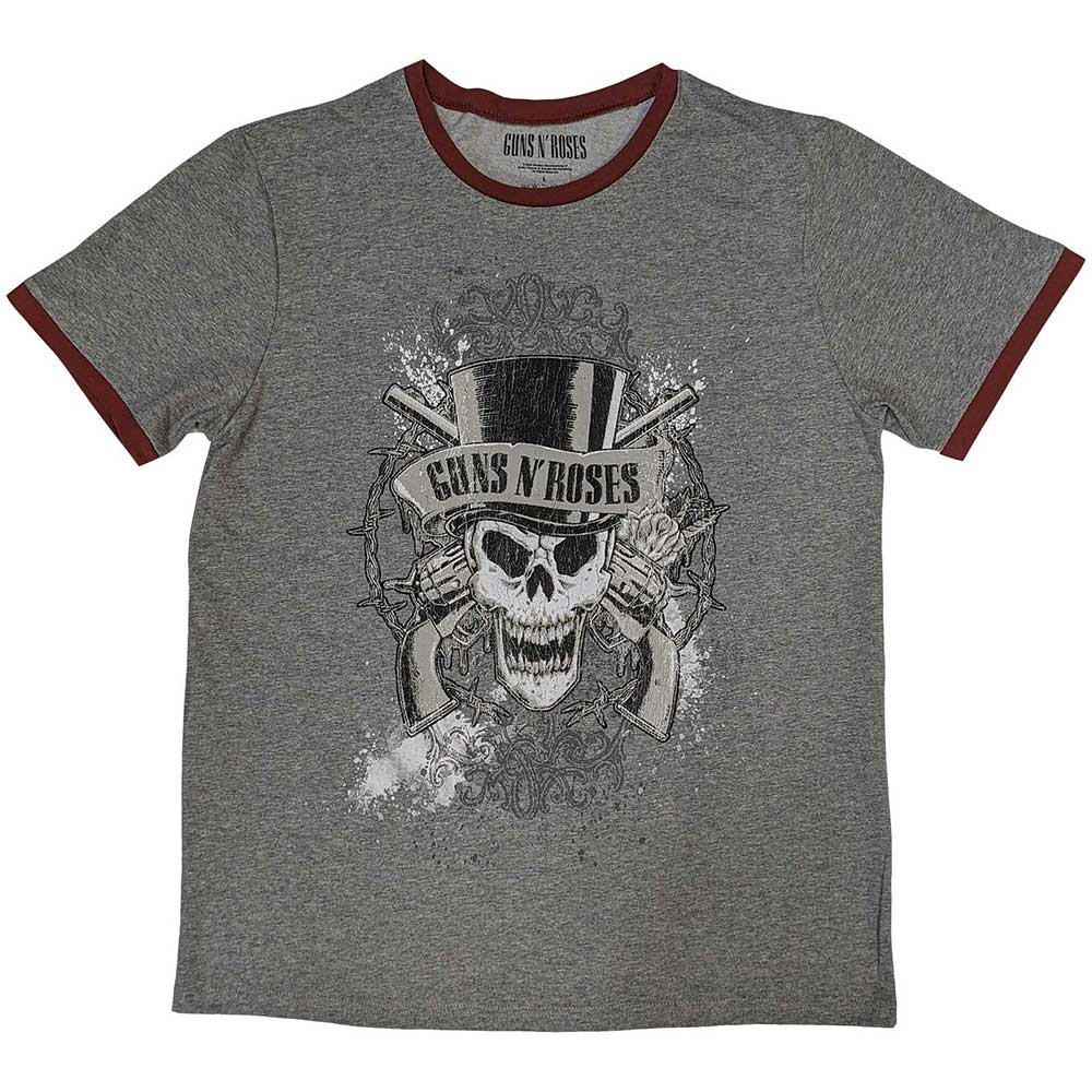 Guns N' Roses - Faded Skull (()) Grey