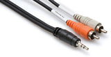 Hosa Technology - Hosa Stereo Breakout 3.5 MM TRS to Dual RCA 6 Ft ((Audio Cable))